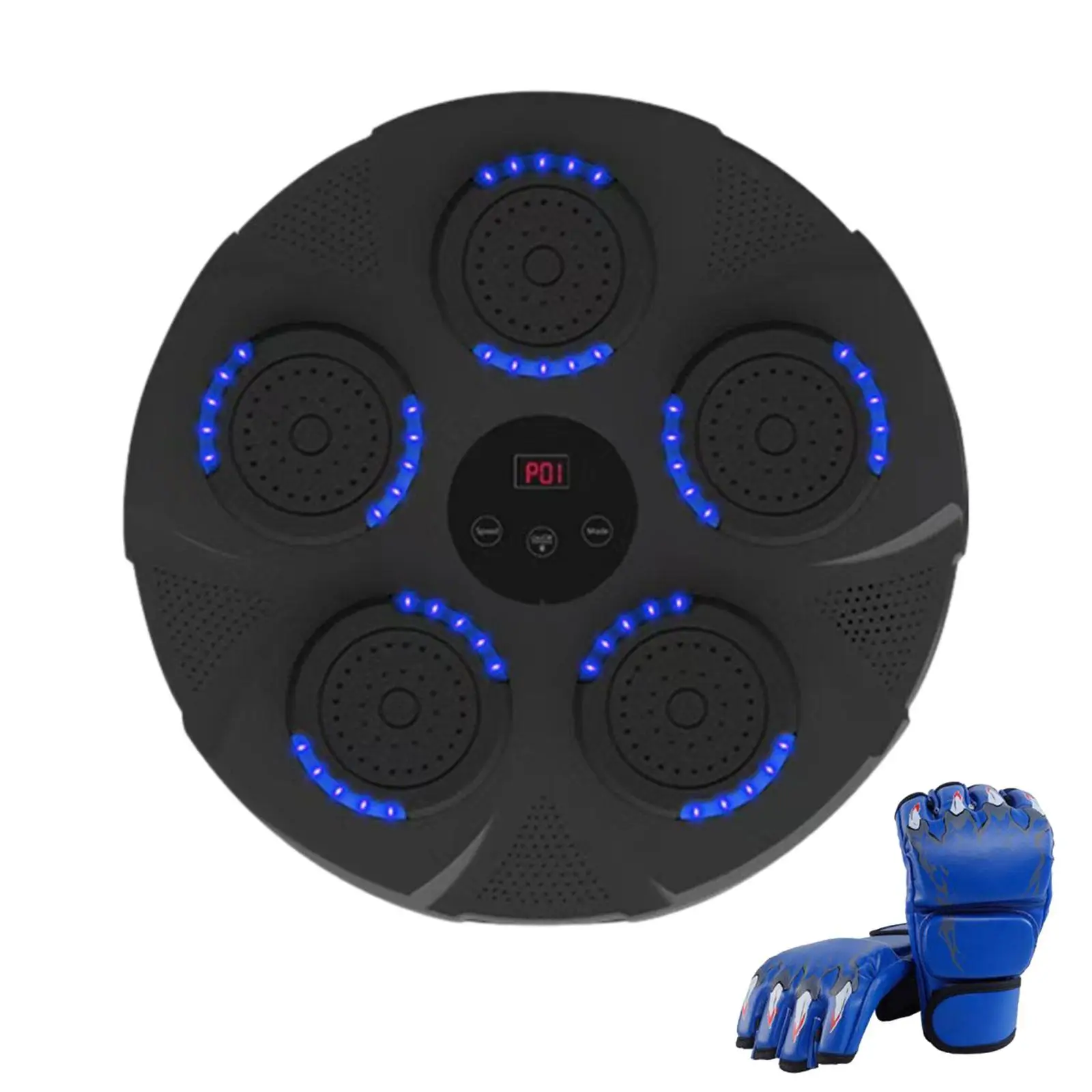 Music Boxing Machine Wall Durable Music Boxing Pads Multi Musical Target Boxing Reaction Wall for Workout Relaxing