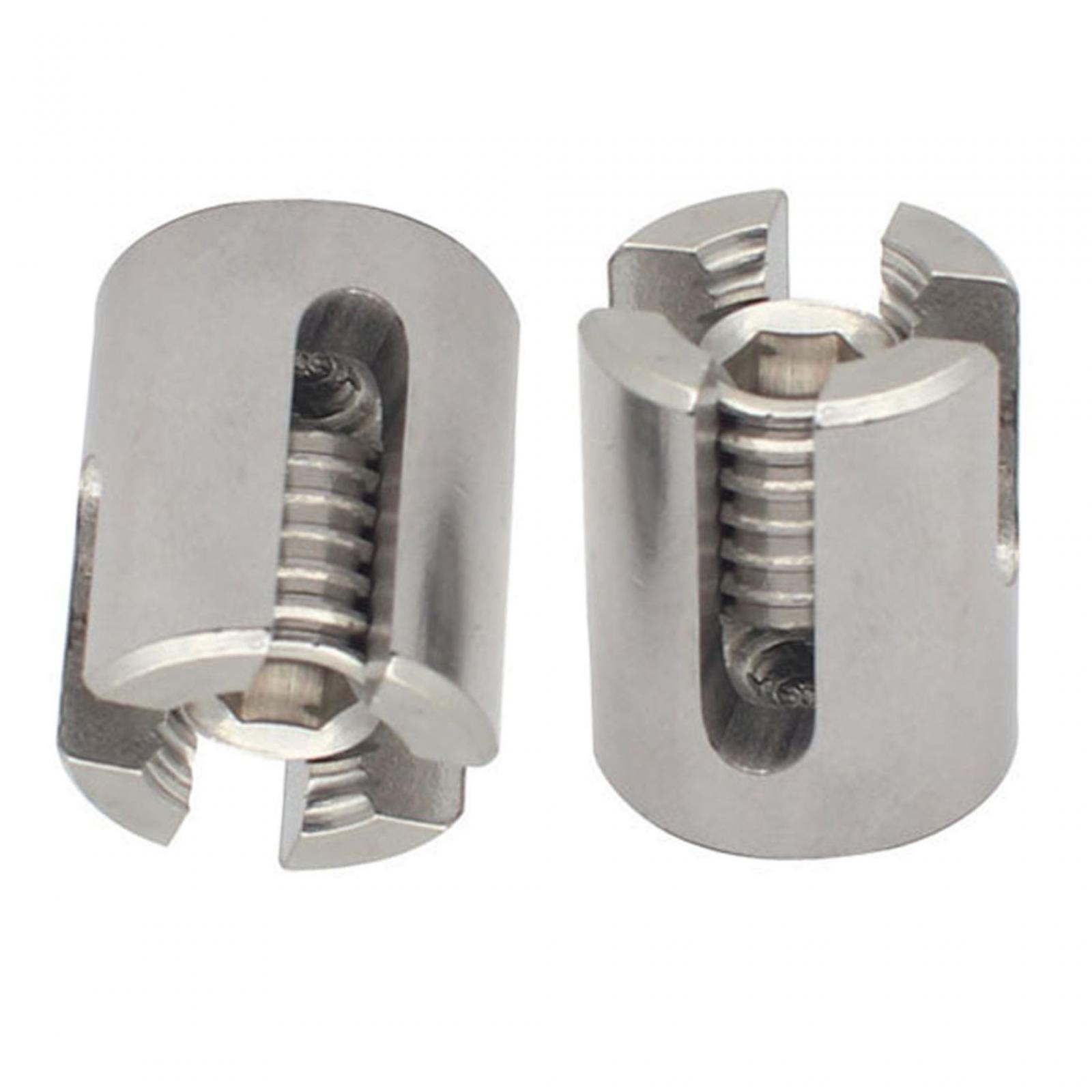 Description Picture 5 of item2x Wire Rope Clips Accessories Groove Cable Cross Cable Clamps Fitting for Climbing Plants Vines Brick Wall Fence Panels