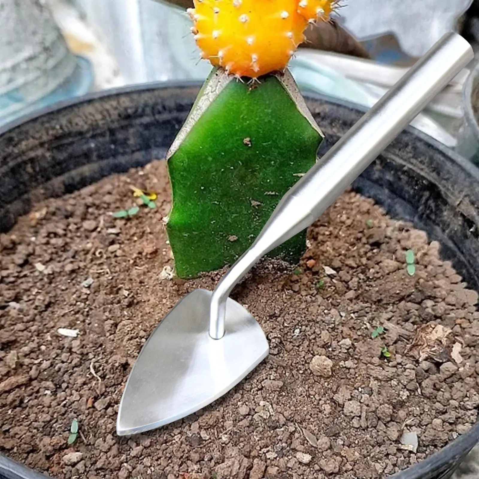 Hand Shovel with Ergonomic Handle Transplanter Trowel Garden Spade for Gardening Flower Pot Transplanting Digging Planting