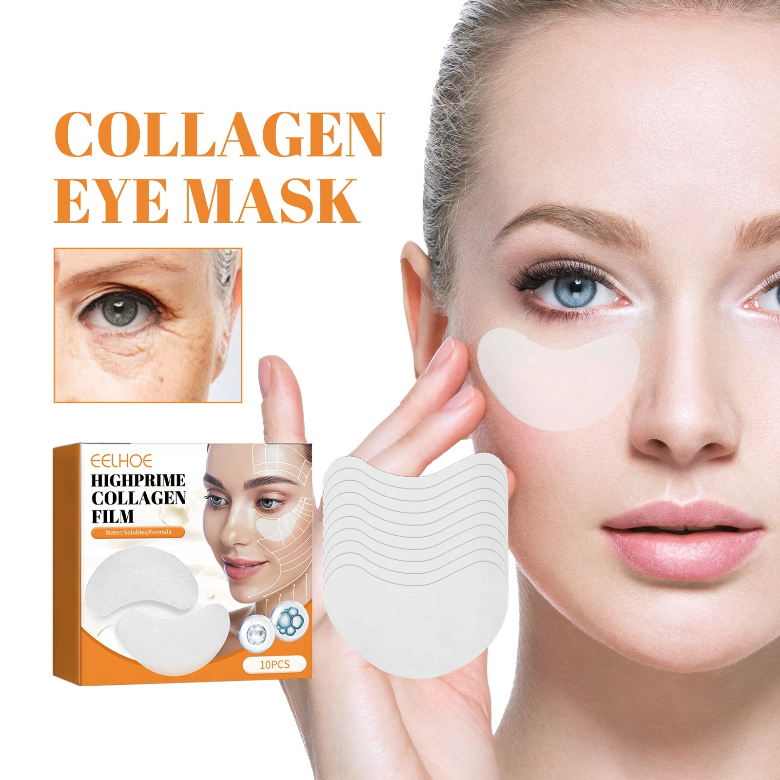 Best of 5 Pair Collagen Water Soluble Eye Mask Remove Eye Bags Dark Circles Eye Patch Anti Wrinkle Firming Patches Lifting Eye Skin Care Reviews & Tips