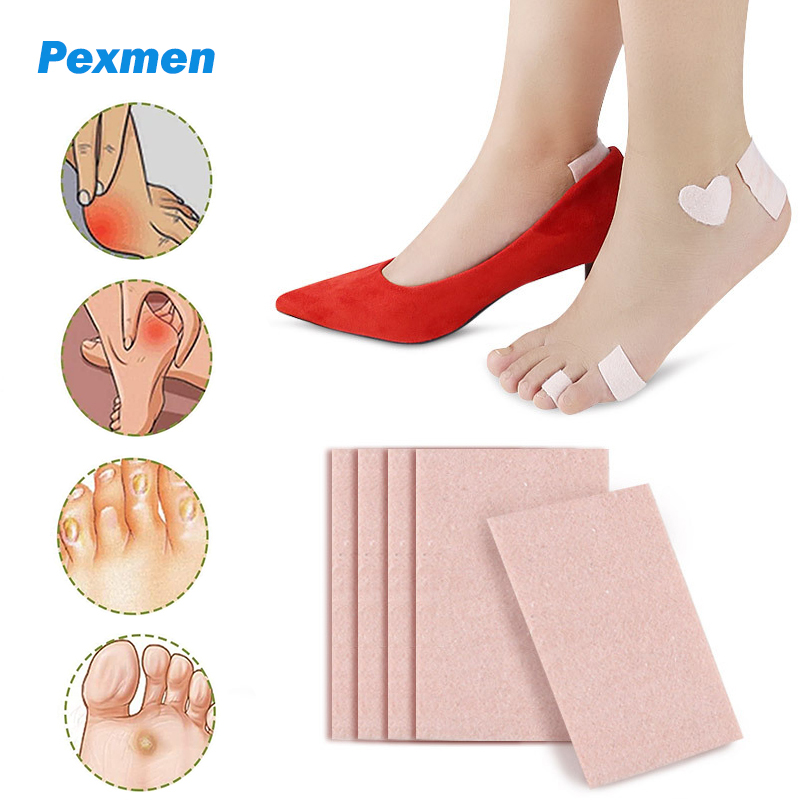 Best of Pexmen 1 / 2 / 5Pcs Moleskin Sticker Tape Moleskin Adhesive Heel Pads For Feet Blisters Reduce Friction Pain Relief Foot Care Tool Reviews & Tips