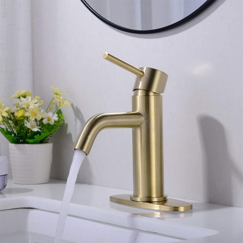 Title 8, Bathroom Sink Faucet Single Hole Single Handle ...