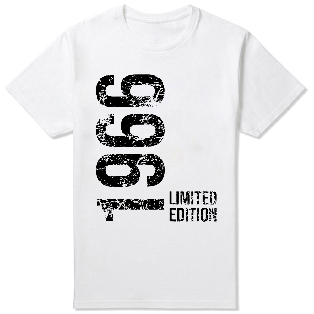 58. Geburtstag 58 Jahre Mann Frau Retro Vintage 1966 Geschenk T-Shirts Sommer Vater Mutter Ehemann Baumwolle Streetwear T-Shirt – Detail 3