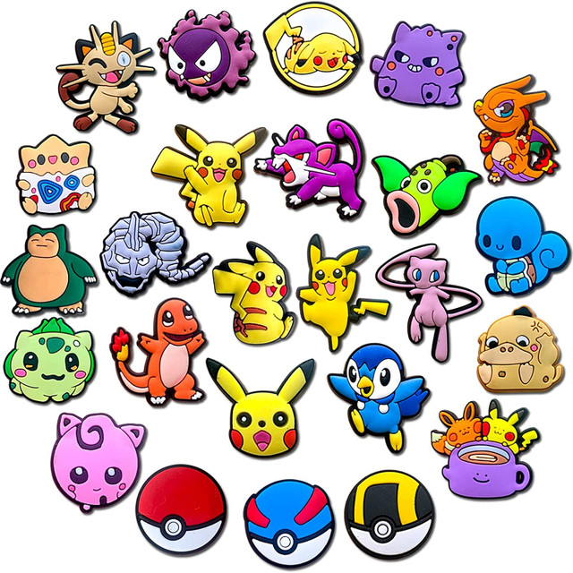 Encantos Decoração Sapato para Pokémon, Aleatório Sem Repetições