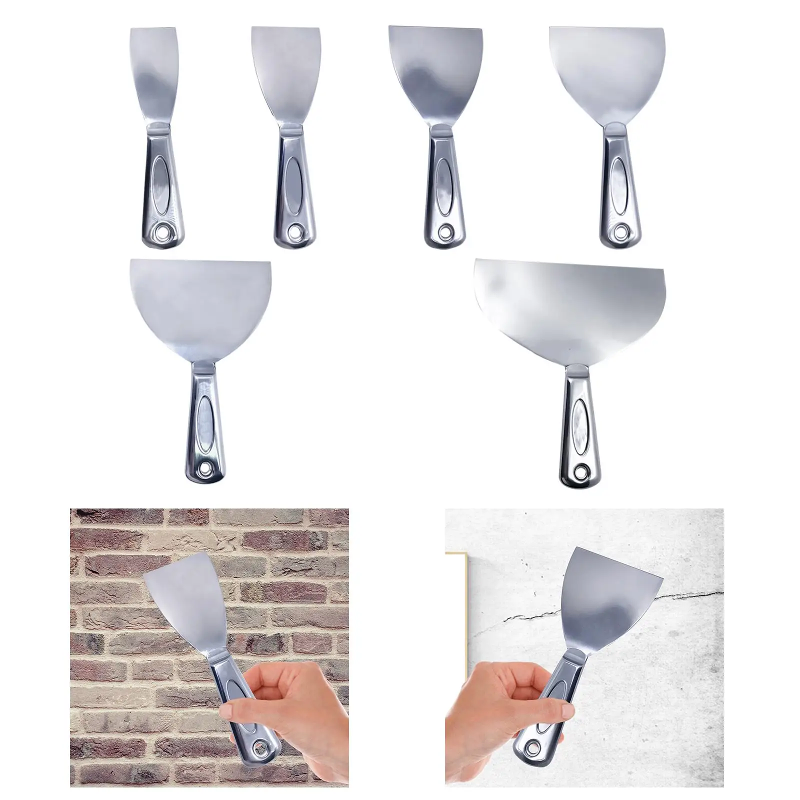 Putty Knife Hands Tool Drywall Finishing Flexible Cleaning Tool Plaster Scraping 1x Steel Knife Tool Spatula Wallpaper Scraper