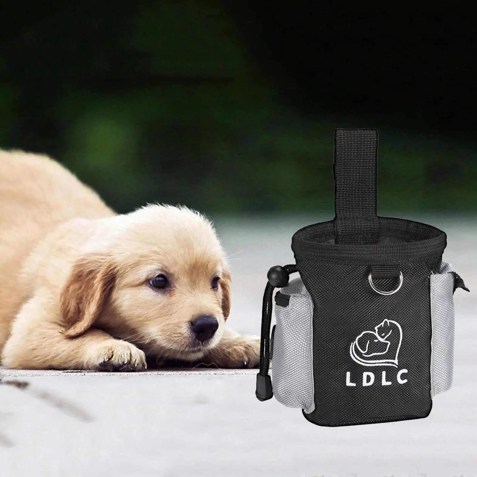 Durable Dog Training Bag Travel Pouch Drawstring Holder Carrier