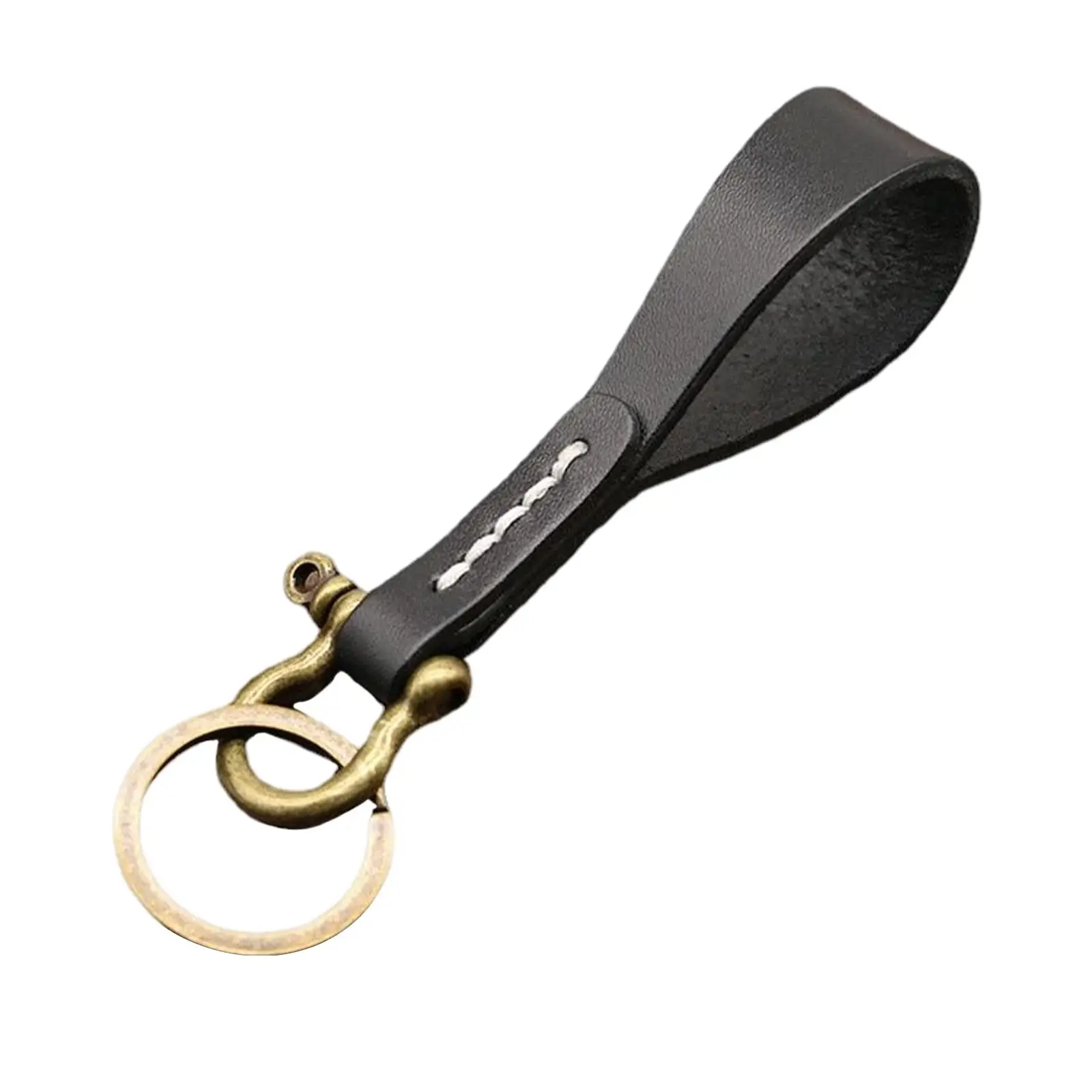 Car Keychain key Chain Holder Heavy Duty Car Pendant Universal PU Leather Gift Key Fob Keyring for FatherS Day Men Women