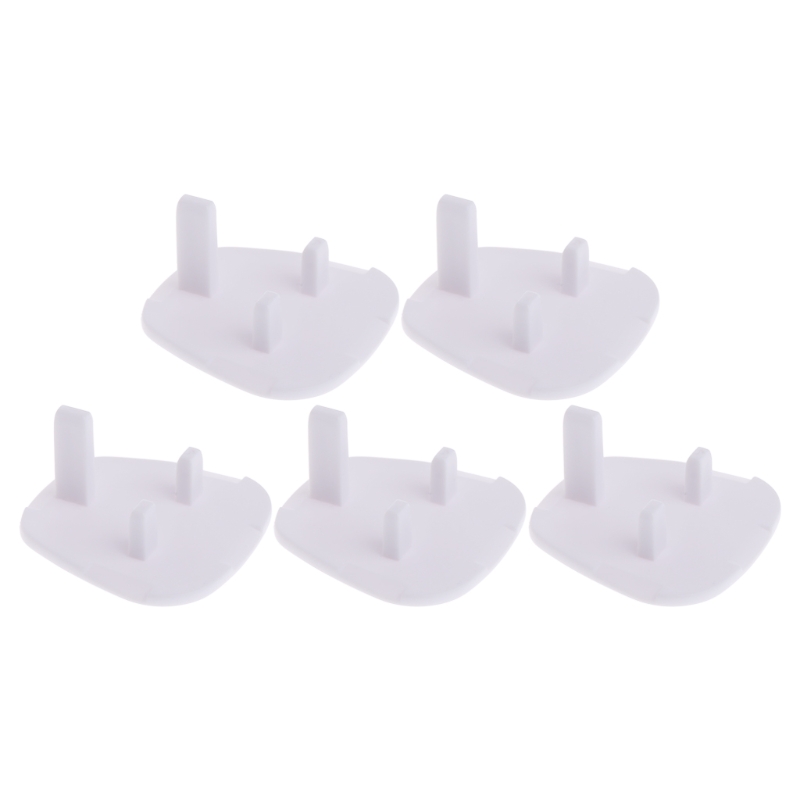 5-stück UK Power Sockel Baby Kind Sicherheit Schutz Gerät Anti-shock Stecker Protector Weiß Farbe Buchse Abdeckung – Detail 6