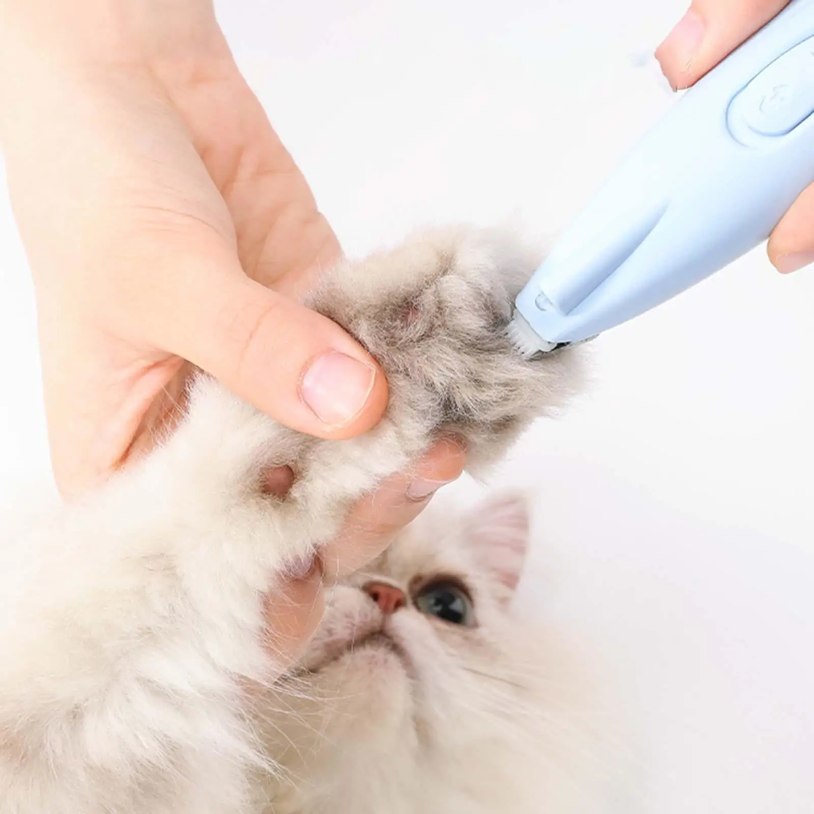 Portable Pet Nail Hair Trimmer Grinder Haircut Shearing Paw Low Noise Cat Dog Grooming Tool Grooming Clipper Cutter