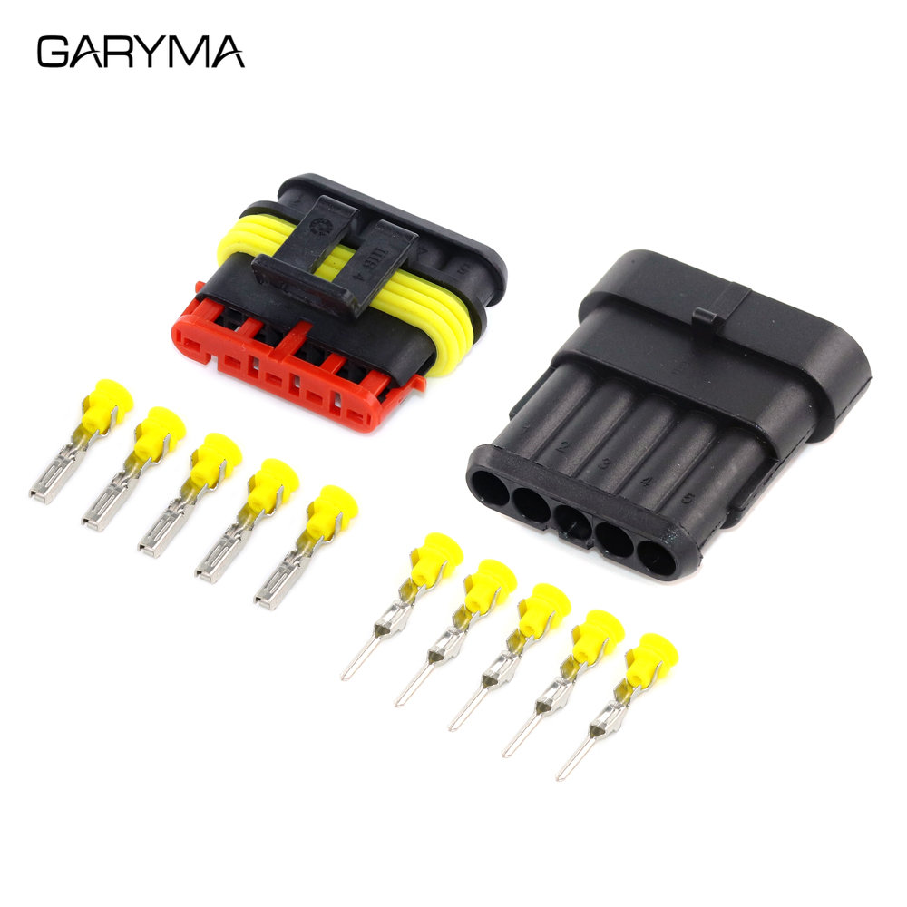 1 Set 1/2/3/4/5/6-poliger AMP Super Seal Wasserdichter Elektrischer Kabelstecker 1,5 Männlicher und Weiblicher Stecker für Auto – Detail 6