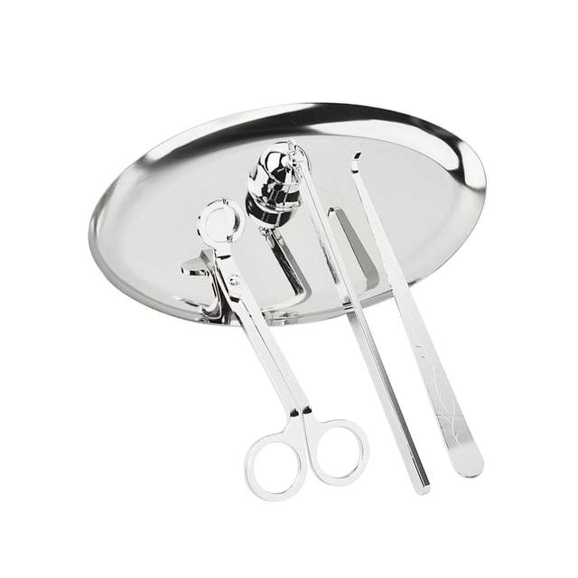 Coupe-mèche Bougie En Acier Inoxydable - Outil Précision Pour Entretenir Tes Bougies Facilement