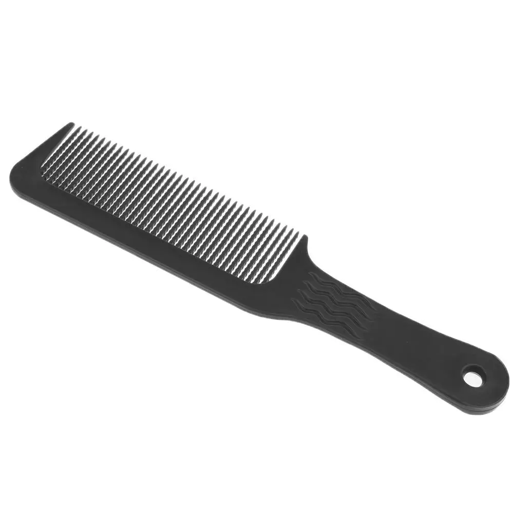 2 Top  Comb Finely Waved  Barber Hair Cut Styling Comb Black