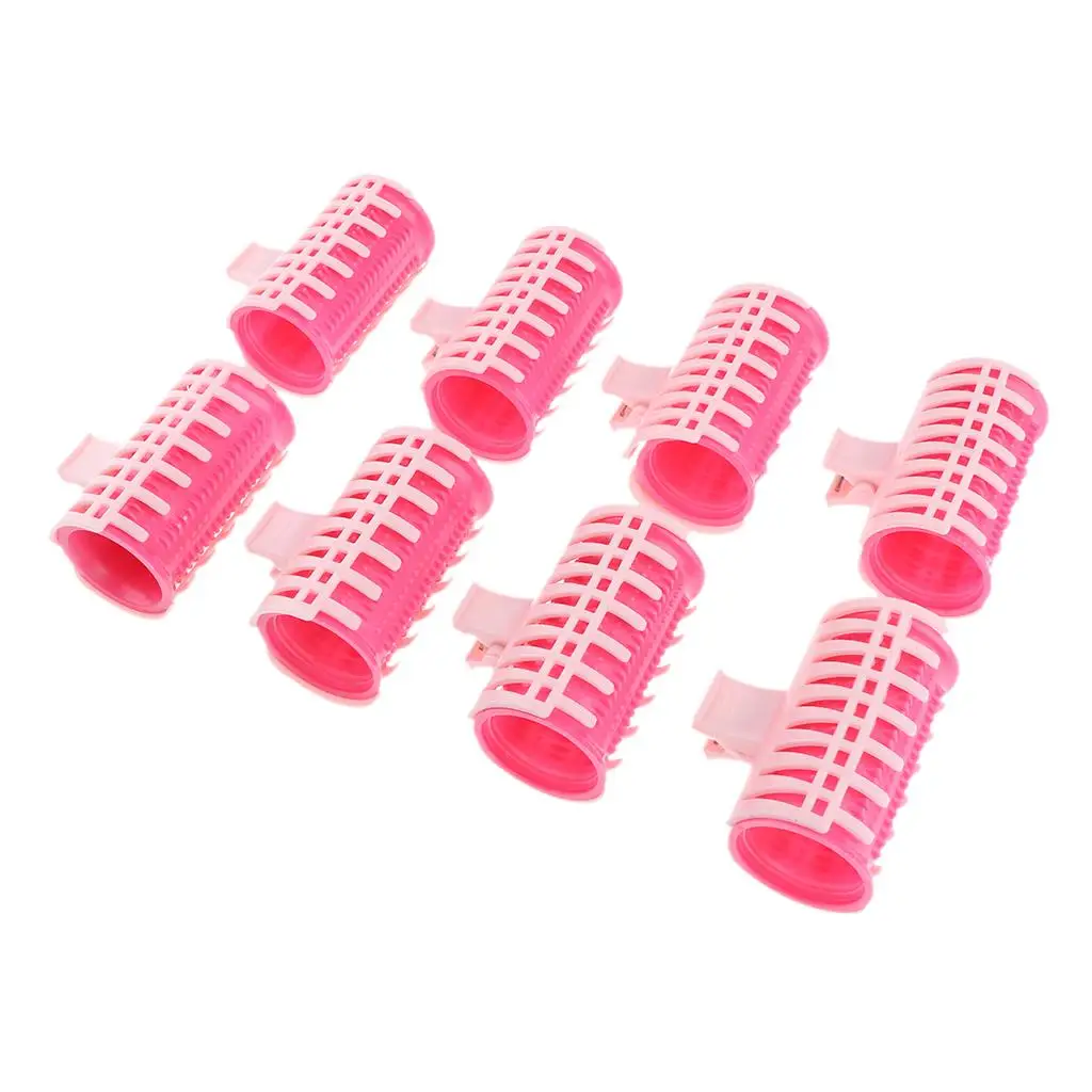 8 Pieces Hairstyle Hair Curlers Curls Hair Curlers with Handbag, Salon