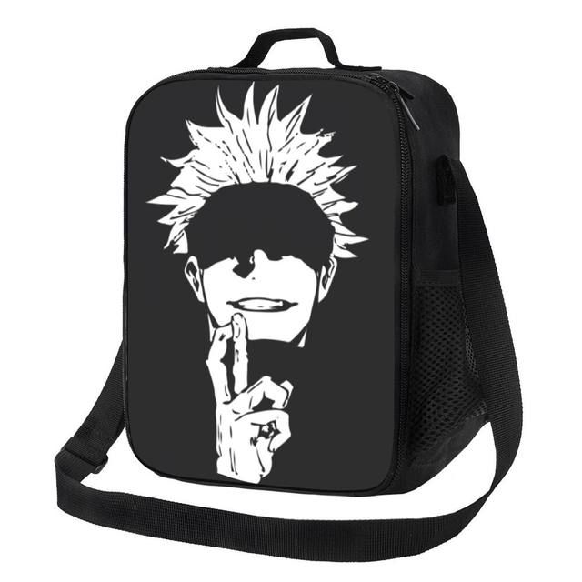 Custom Jujutsu Kaisen Anime Lunch Bag Men Women Cooler Warm Insulated Lunch  Box for Kids School Children