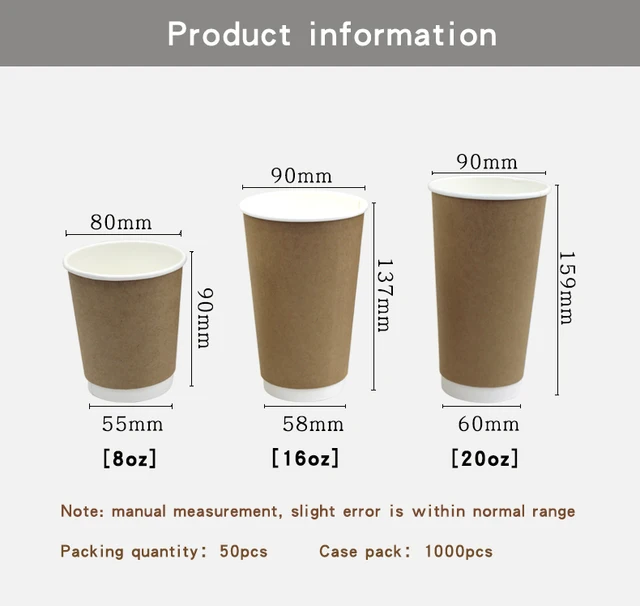 Buy Wholesale China Custom Disposable Paper Cup Take Away Coffee Packaging Paper  Cups All Sizes Wholesale Paper Cup & Disposable Paper Cups at USD 0.08