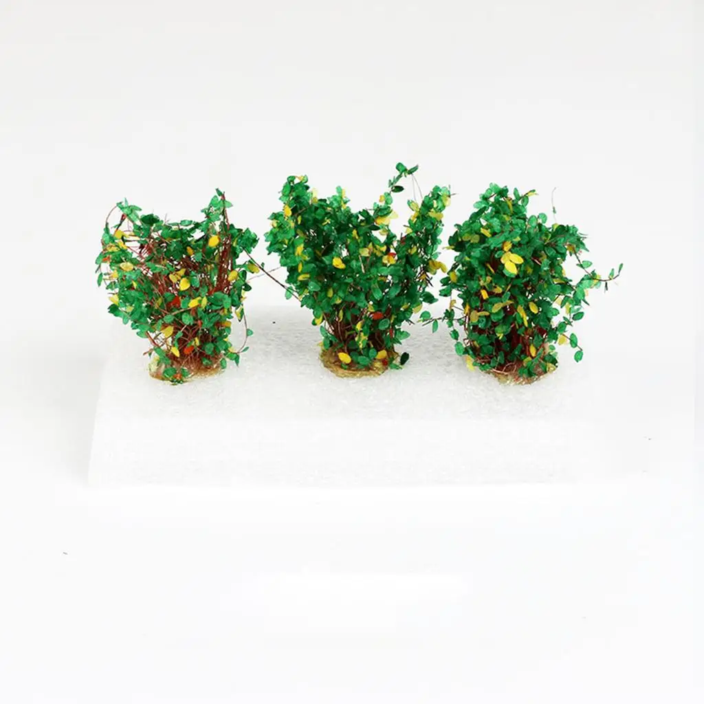 Wargame Dioramas Model Planter DIY Projects Simulated Shrub Clusters for Train Railways Model Scenery micro Landscape Layout