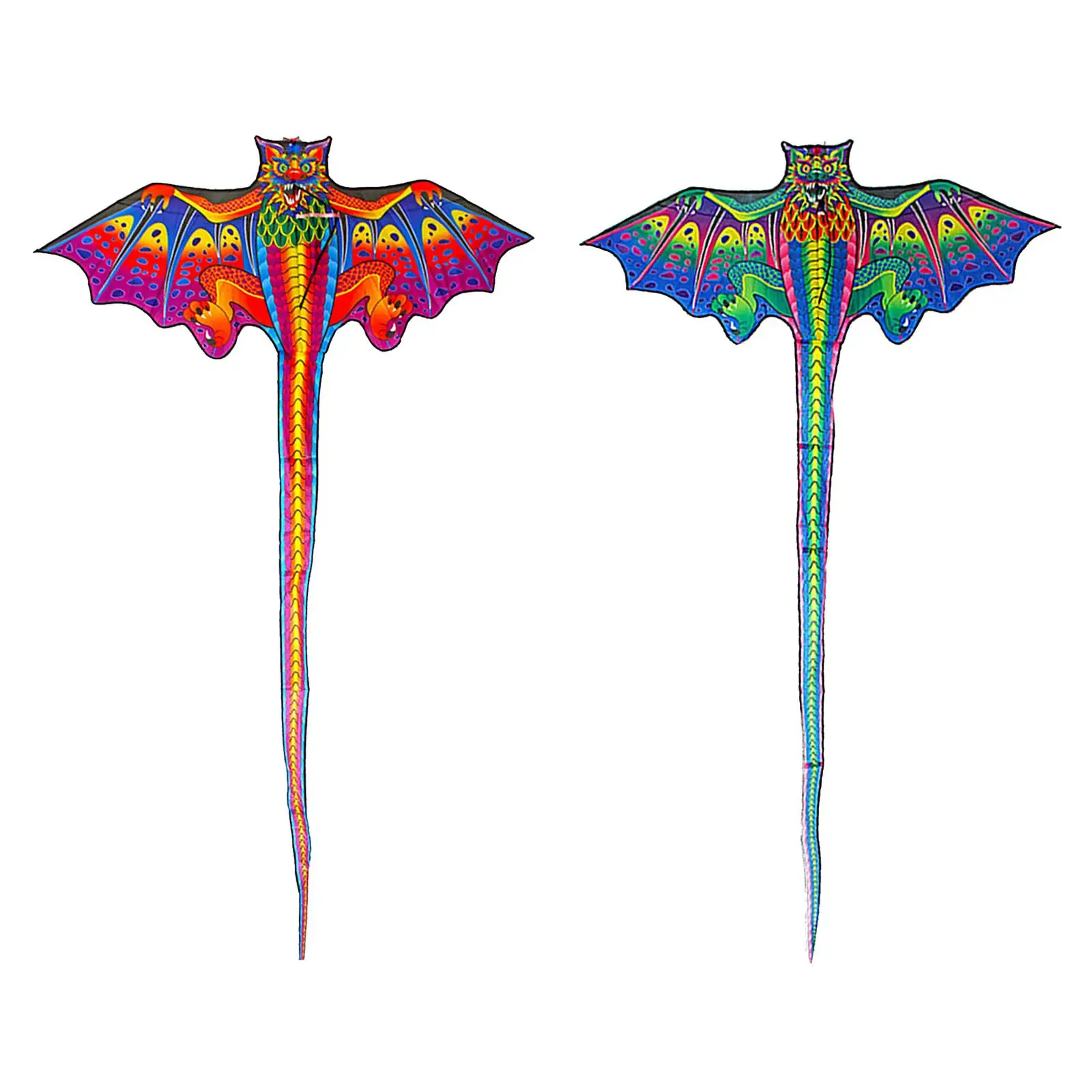3D Dragon Kite for Kids  Games and Activities Toy, Single Line  Enjoy   Trips Toys Huge Wing 