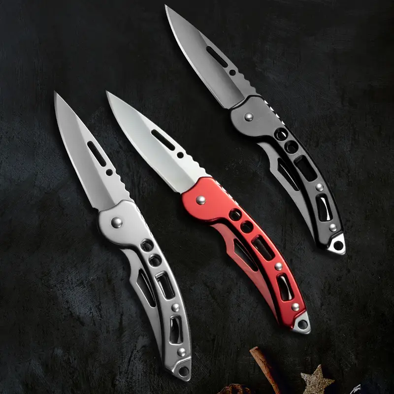 Description Picture 5 of itemNew Stainless Steel Folding Fruit Knife Peeling Slicing Knives Vegetable Fruit Peeling Knives Pocket Knife Kitchen Accessories