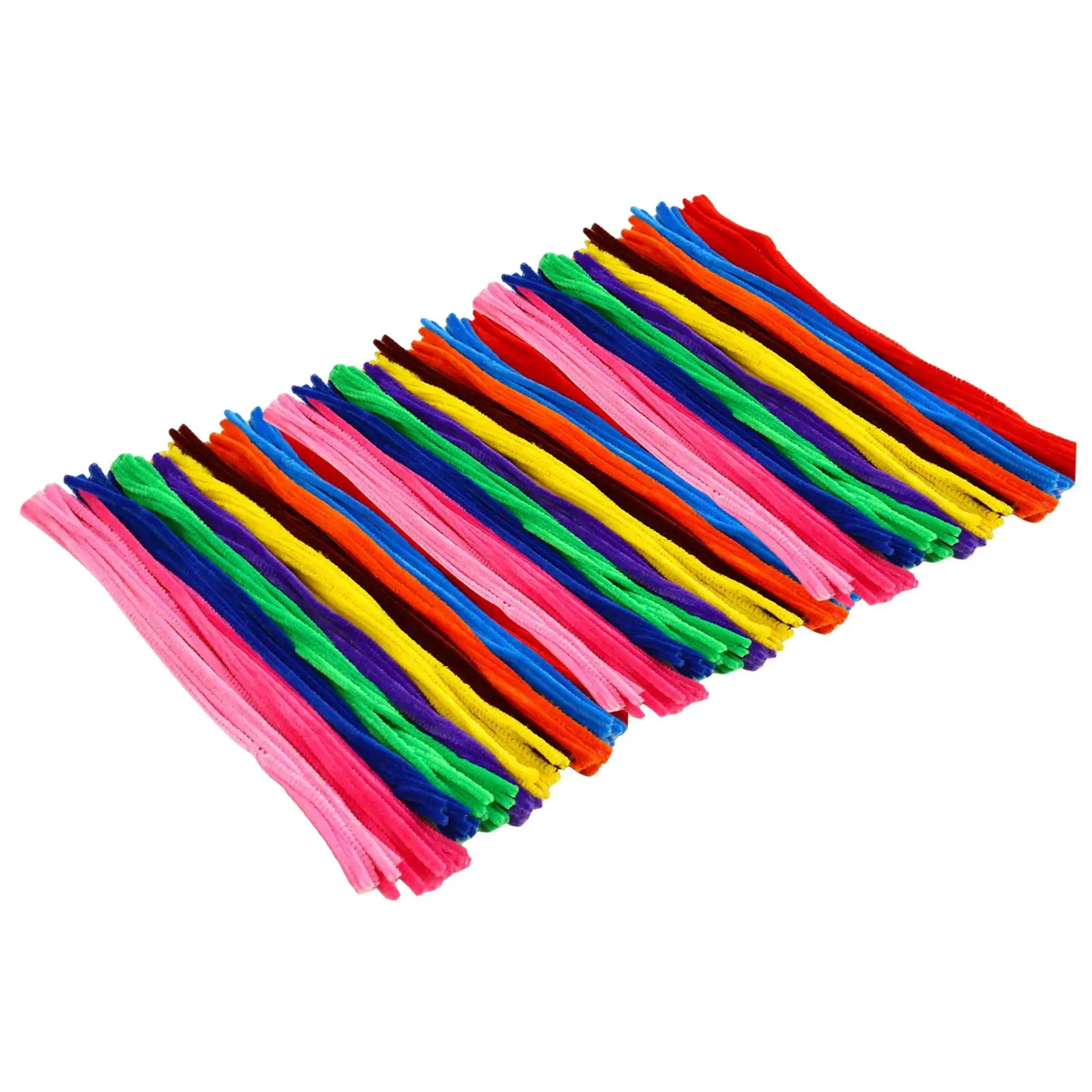 500x Pipe Cleaners Chenille Stems Colorful Arts Craft Handmade for Birthday Supplies