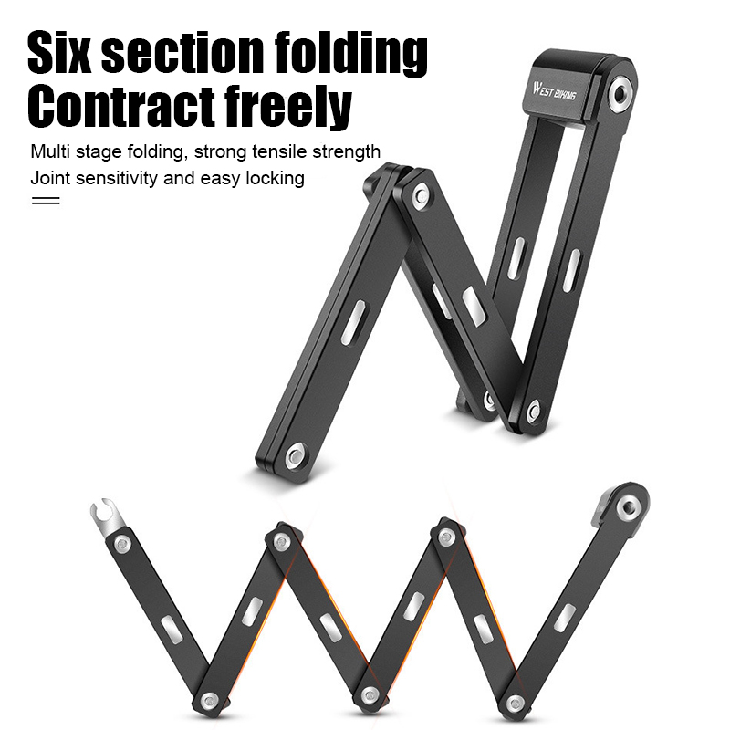 Title 9, Foldable Bicycle Lock Anti Theft MTB Road Cycli...