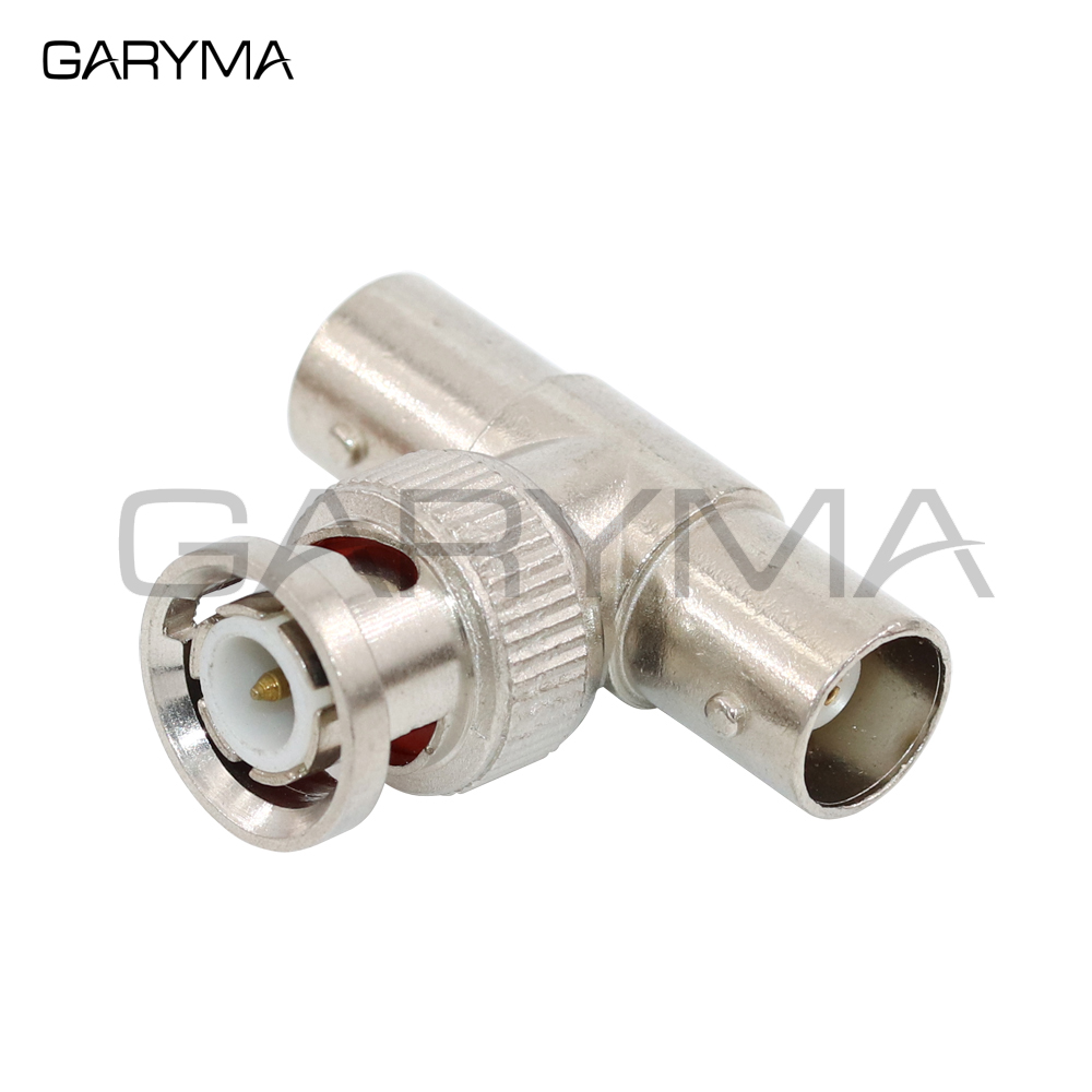 5 Stück BNC-Stecker auf BNC-Doppelbuchse (T-Form), 3-Wege-RF-Koaxial-Adapterstecker für CCTV – Detail 2