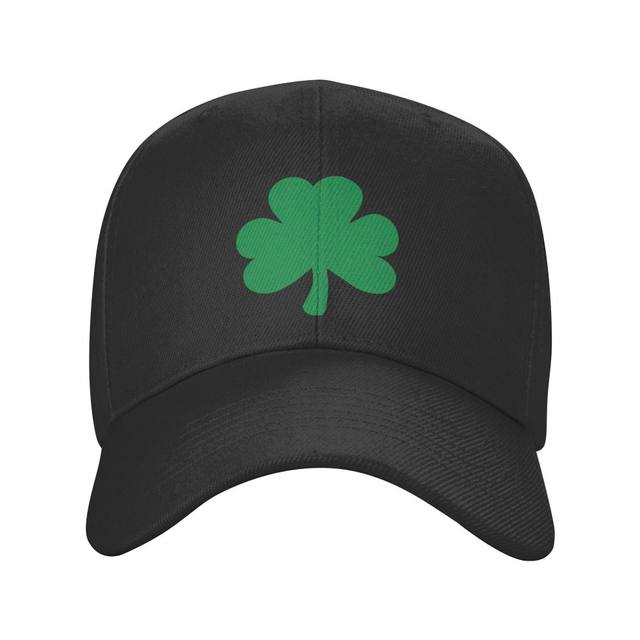 Ireland Irish 4 Leaf Clover St. Patrick's Day Hat for Men Women Embroidery  Shamrock Baseball Cap Hat