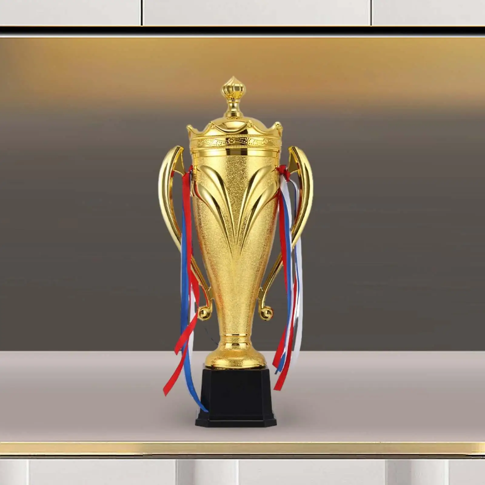 PP Material Winner Award Trophies Cup Gold Color Multipurpose Party Favors Props Lightweight for Sport Tournaments Games