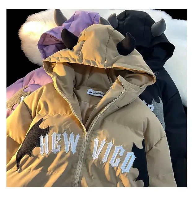 Hooded Padded Jacket and Thin Sweatshirt 21