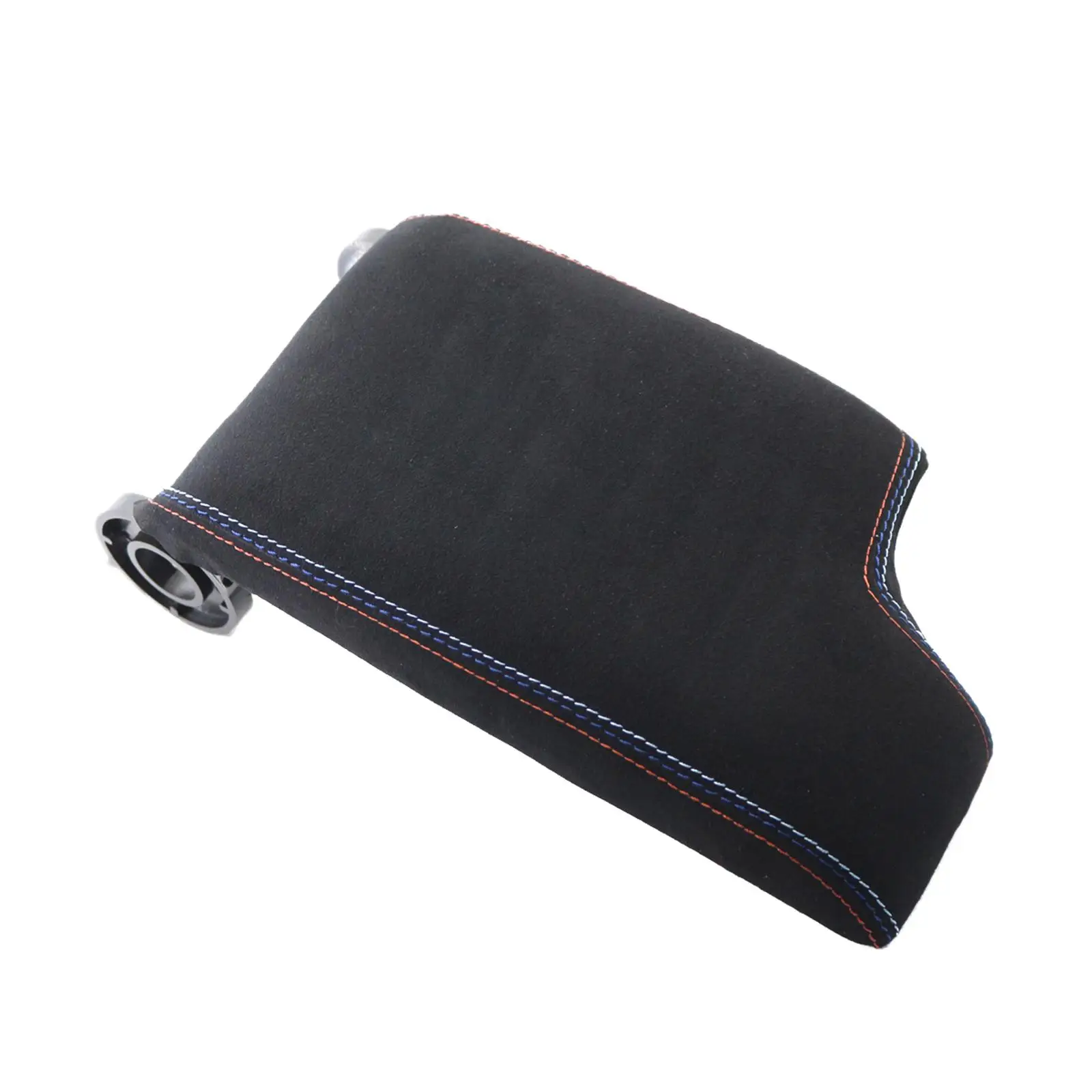 Automotive Center Console Lid Armrest Cover Synthetic Leather Pad Fit for BMW E46 99-04