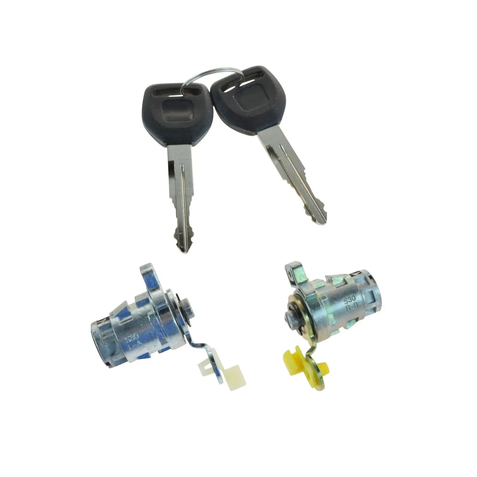 Door Lock Cylinder Set Easy to Install Spare Parts Assembly for 