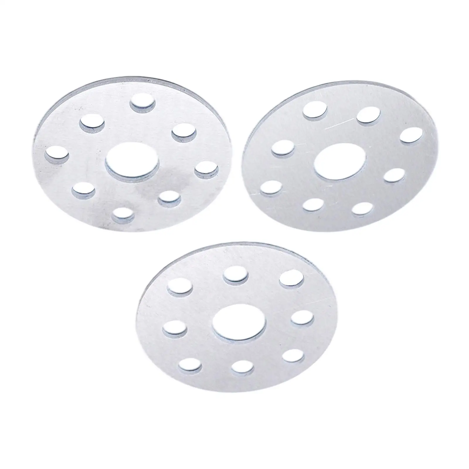3Pcs Water Pump Spacer Interior Aluminum Alloy  Metal Silver Pulley Shim  02 350 427 454 Accessories Moulding