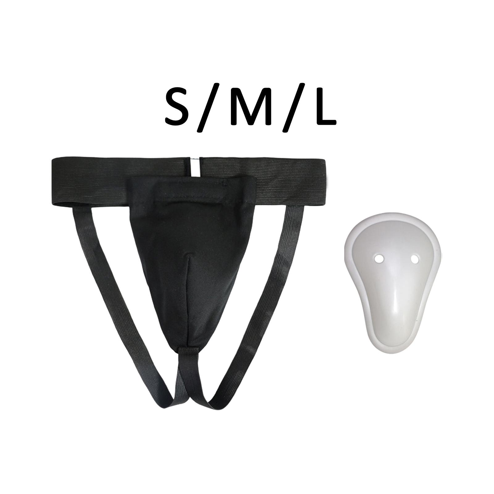 Mens Taekwondo Groin Protector Training Equipment Safety Cup Pocket Crotch Protection for Boxing Sanda Karate Muay Thai Kung Fu