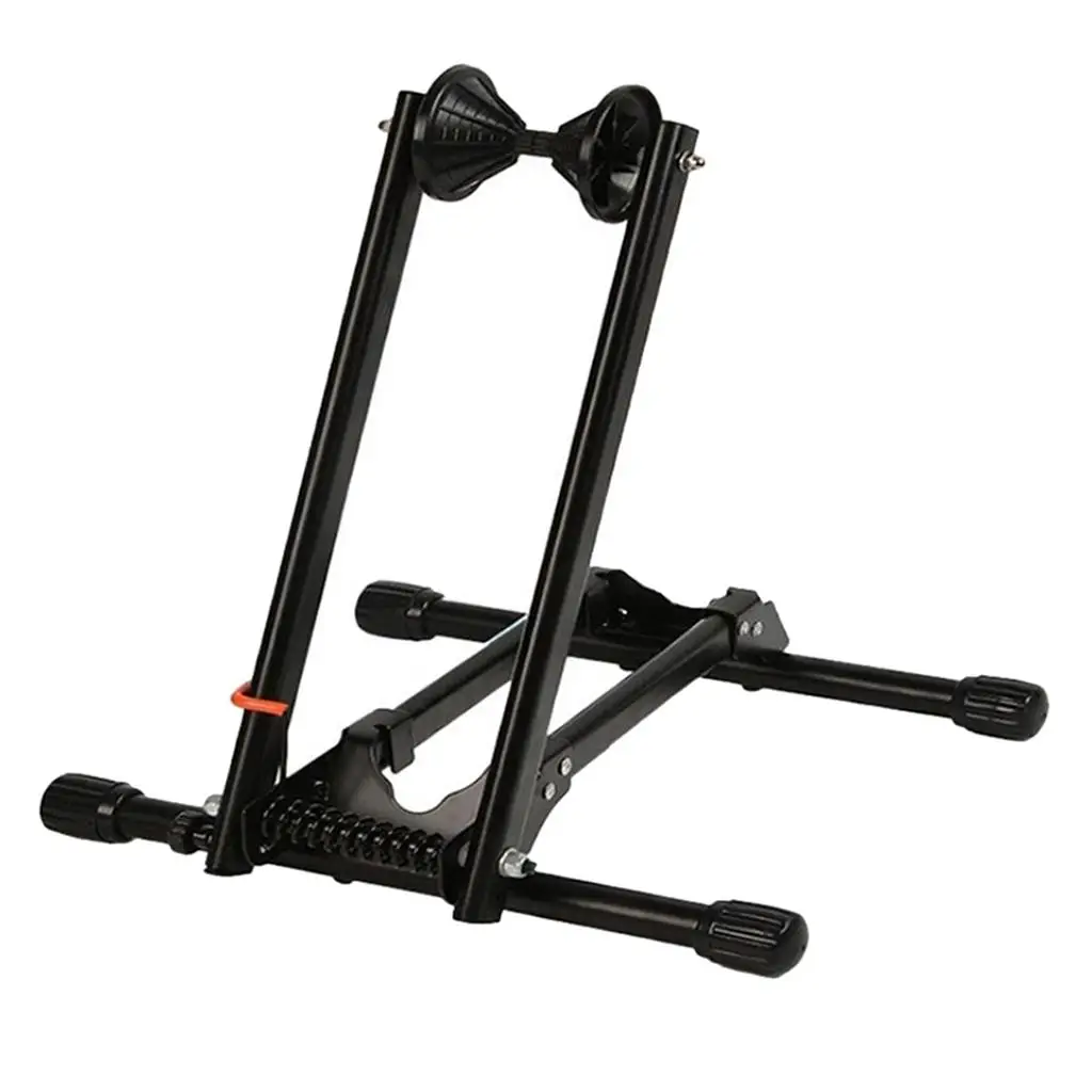 Mountain Road Folding Bicycle Bike Stand, Home Bikes Truing Stand Holder Support Bike Repair Tool, Cycling Accessory Parts