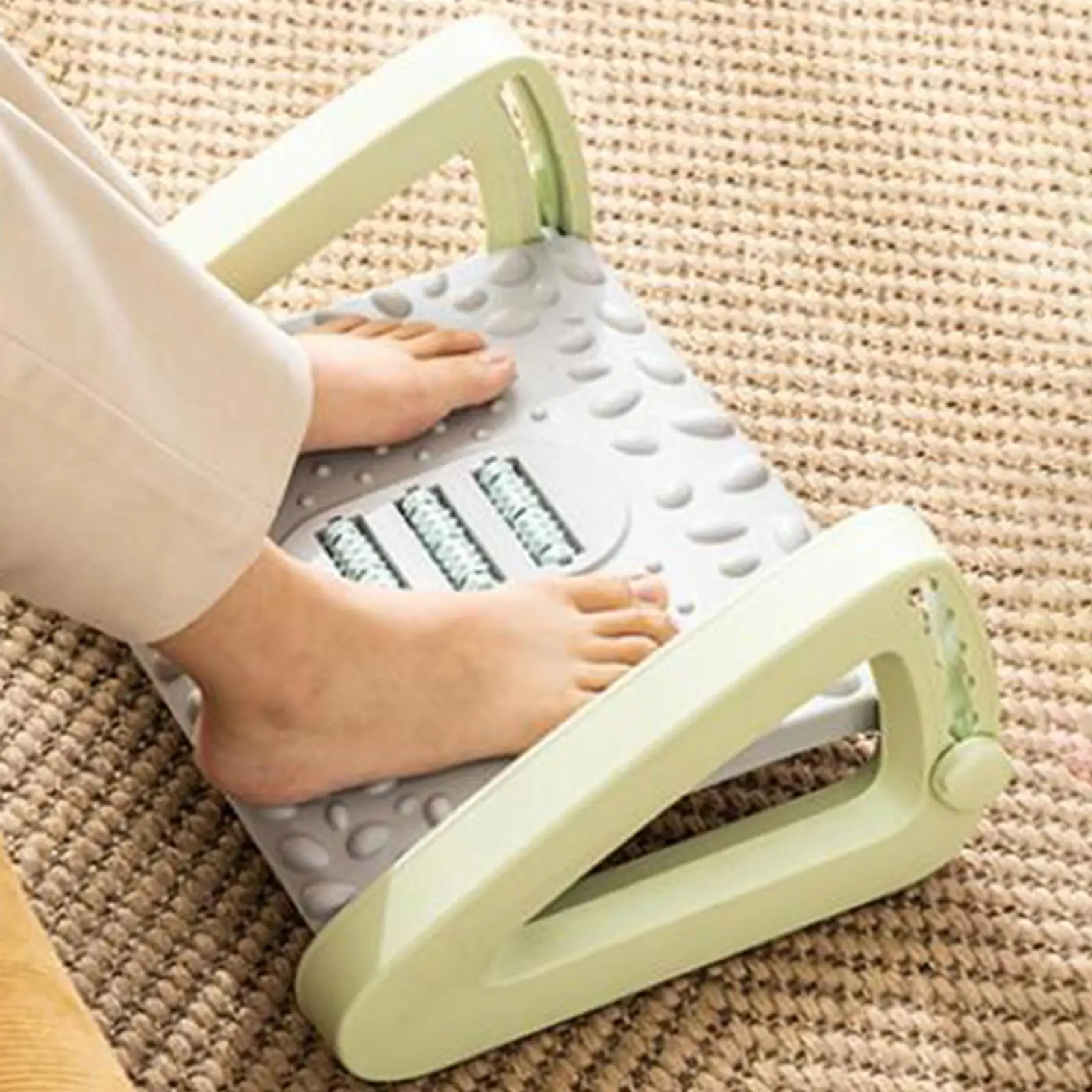 Household Footrest  Foot Fatigue Massage Pad  Work Travel Footrest Foot Pedal