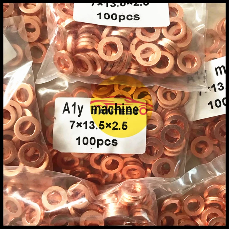 7x15mm/9x18mm Diesel Common Rail Einspritz düse Kupfer Unter leg scheibe Dichtung o Ring Pad Dichtung pumpe Reparatur werkzeug – Detail 5