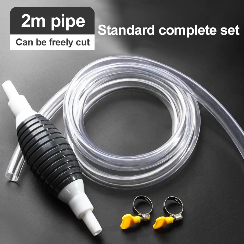 Kit De Retrait D'eau Non électrique Pour Piscine - Pompe à Siphon Avec Tuyau, Pour Bâche Hors Sol