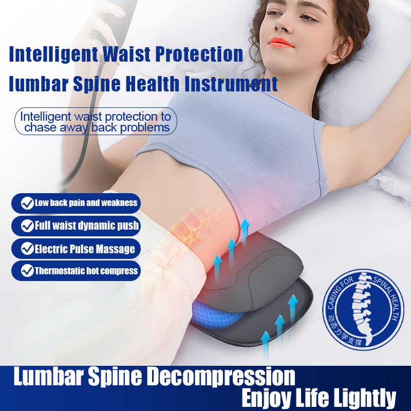 Best of 2023 Lumbar Massager For Pain Relief Adjustable Intensity EMS Vibration Intelligent Electric Inflatable Back Posture Corrector Reviews & Tips