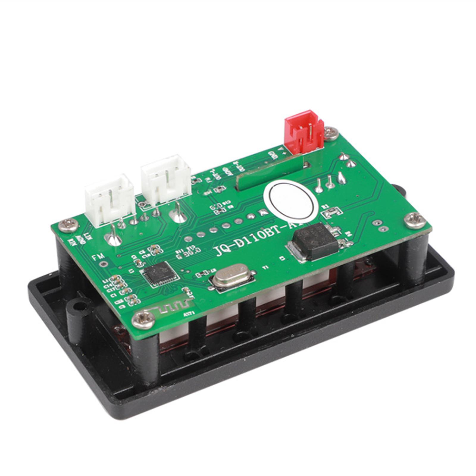 Audio Decoder Board Module/ MP3 Player 5V 12V Digital LED Display/ Wireless Bluetooth Audio Remote Module for Speaker.
