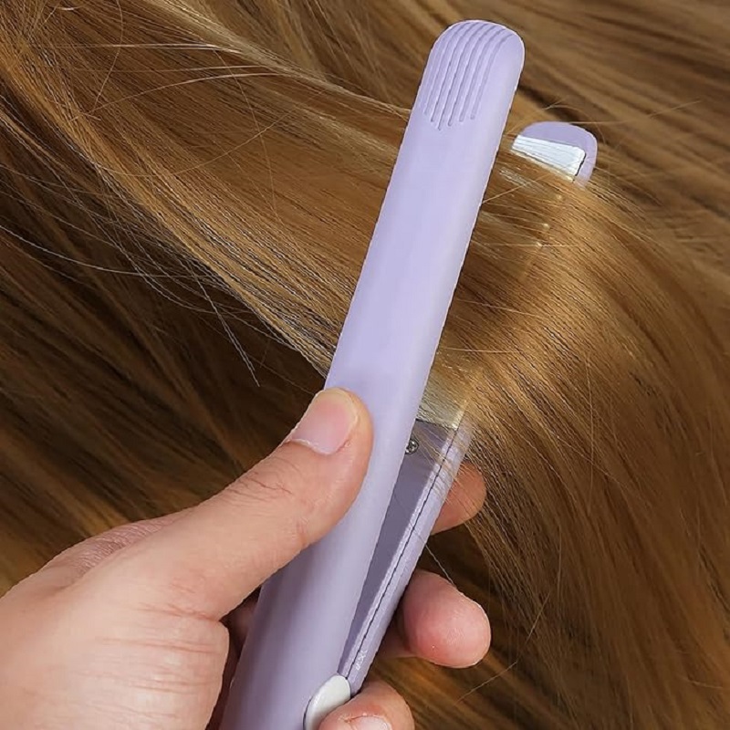 Best of Mini Flat Iron For Travel Hair Straightener Small Portable Straightening Iron Ceramic Women Men Quick Easy Short Hair Styling Reviews & Tips