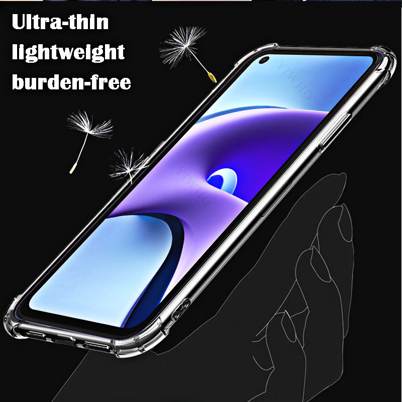 Weiche silikon stoß feste klare hülle für xiaomi redmi note 9t transparente hd abdeckungen schale für redmi note9t 6.53 "m2007j22g sicherheit – Detail 3