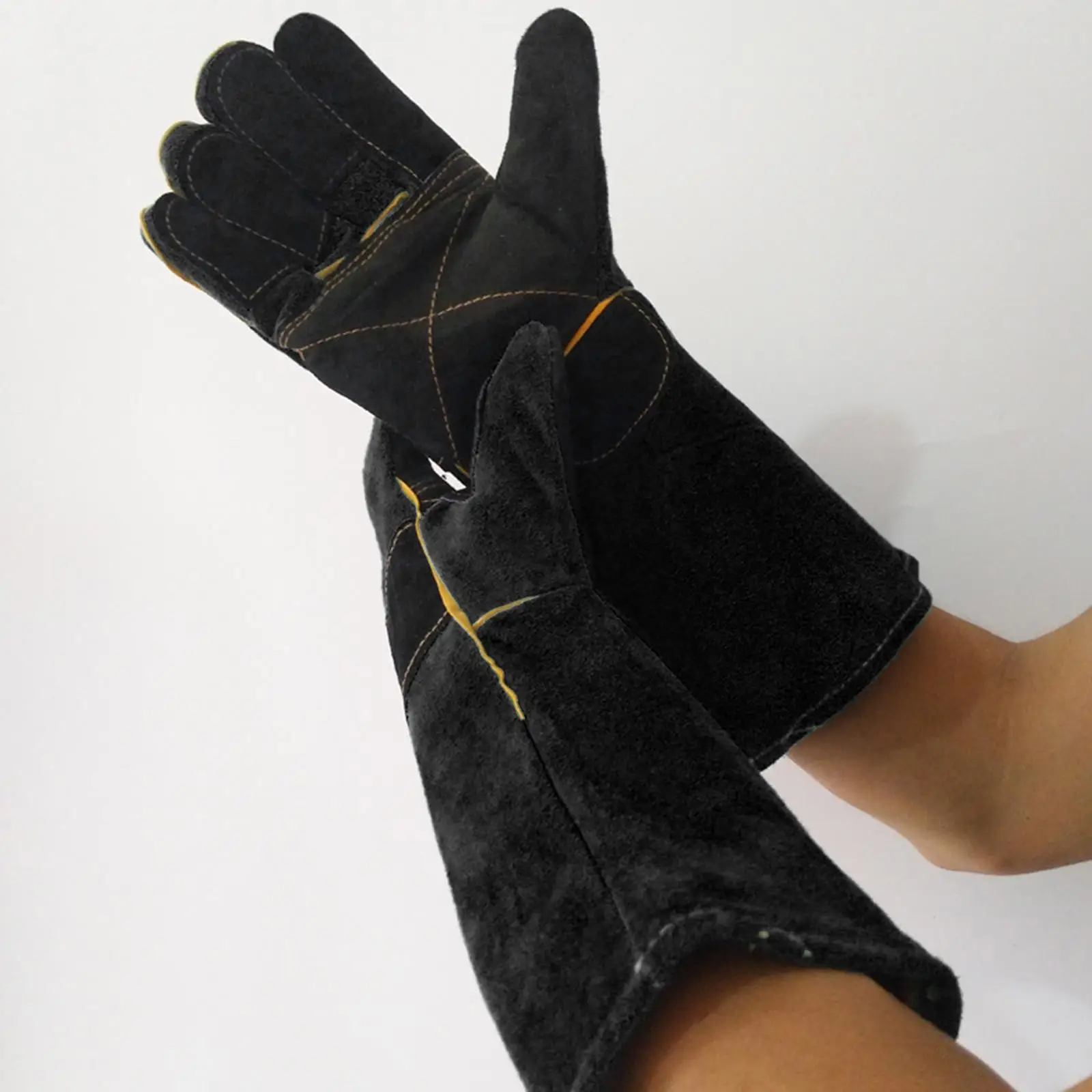 Pet Bite Resistant Gloves 38cm Animal Handling Gloves for Welding, Gardening, Handling Dog Cat Lizard Wild Animals Pet Training