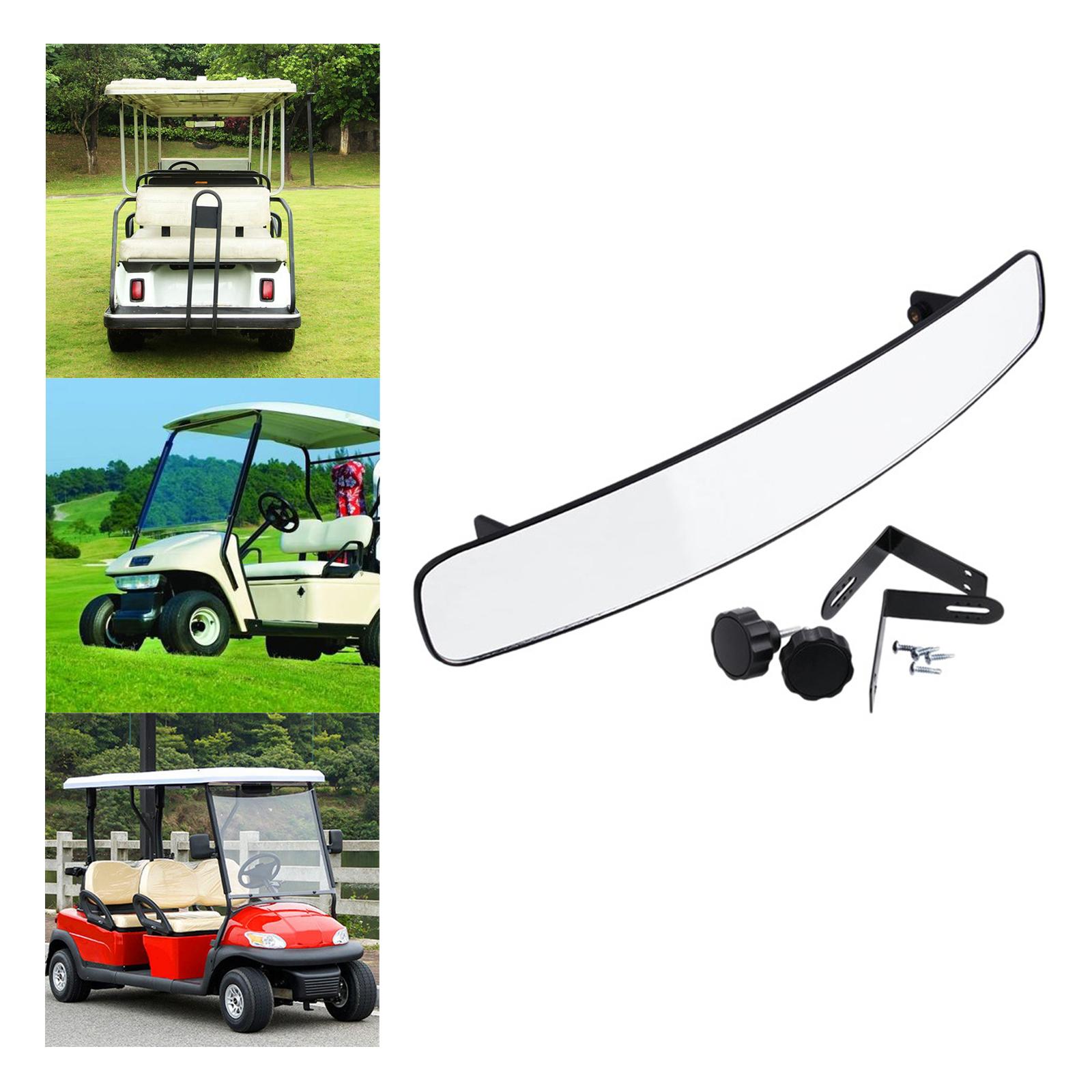 Golf Cart Accessories 180 Degree Convex Mirror Rear View for  UTV ATV