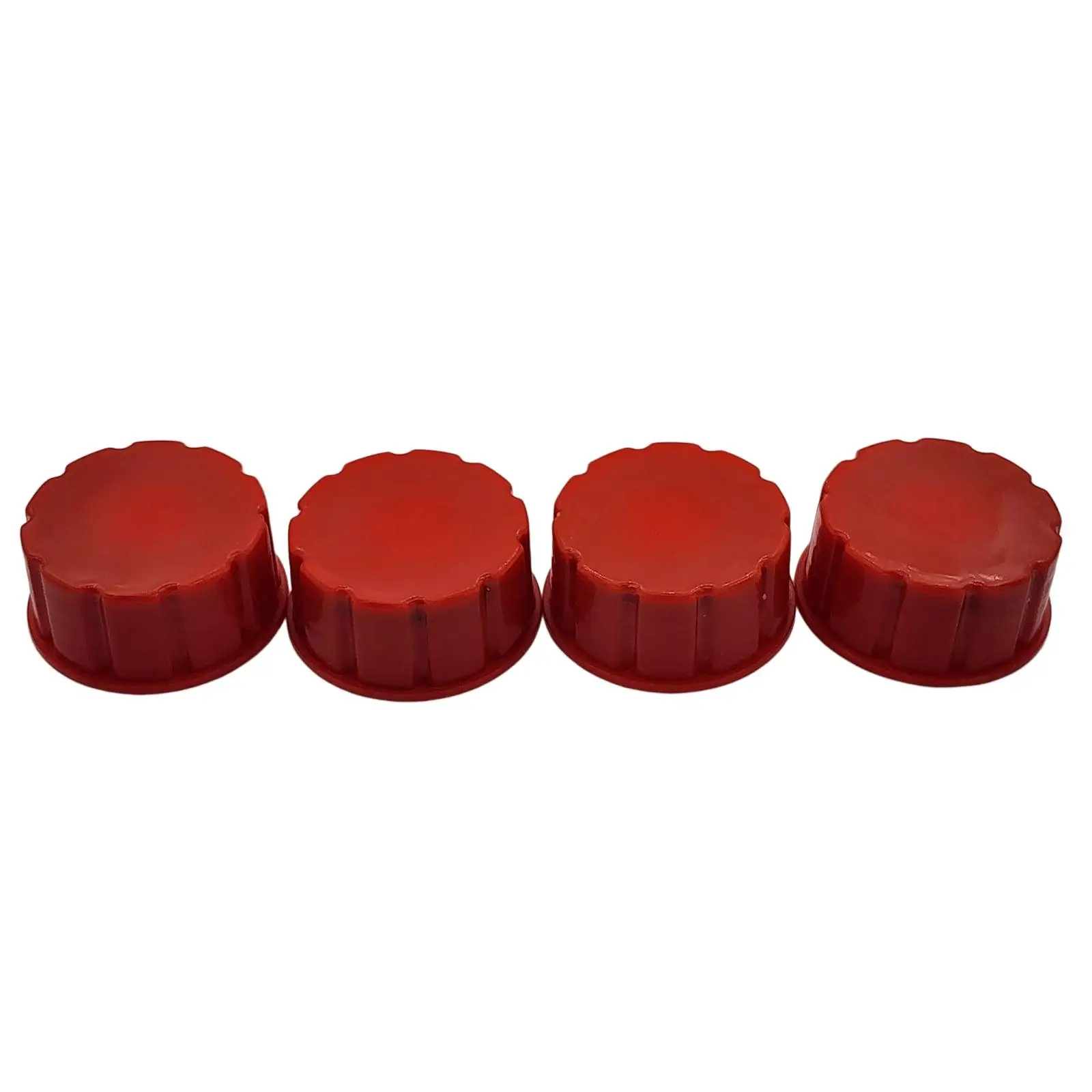 4Pcs Replacement Gas Can Solid Base Caps Accs Fitments with Gaskets Practical Gas Canister Lids for Outdoor Household Restaurant