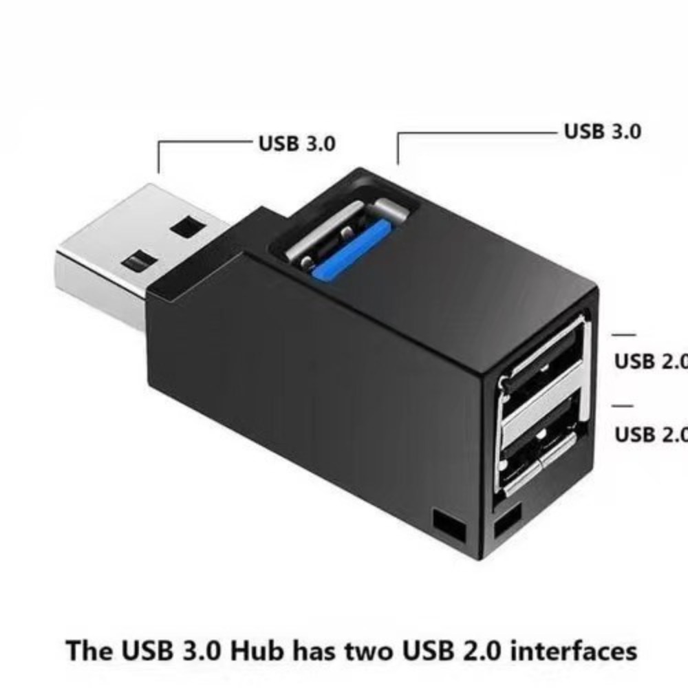 Title 2, USB 3.0 HUB Adapter Converter Mini Splitter Ext...