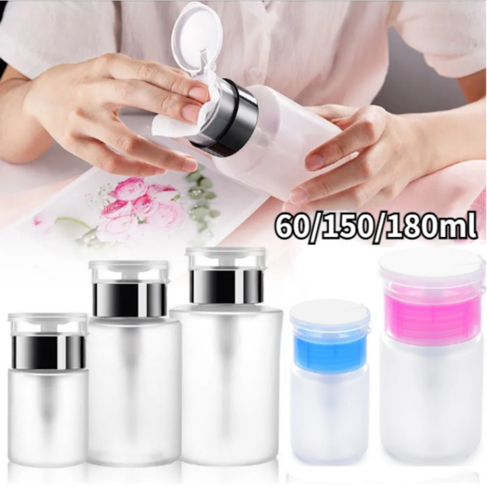 Best of 60 / 150 / 180ml Portable Nail Refillable Bottles Nail Art Remover Makeup Bottle Empty Press Pump Traveling Dispenser Manicure Tools Reviews & Tips