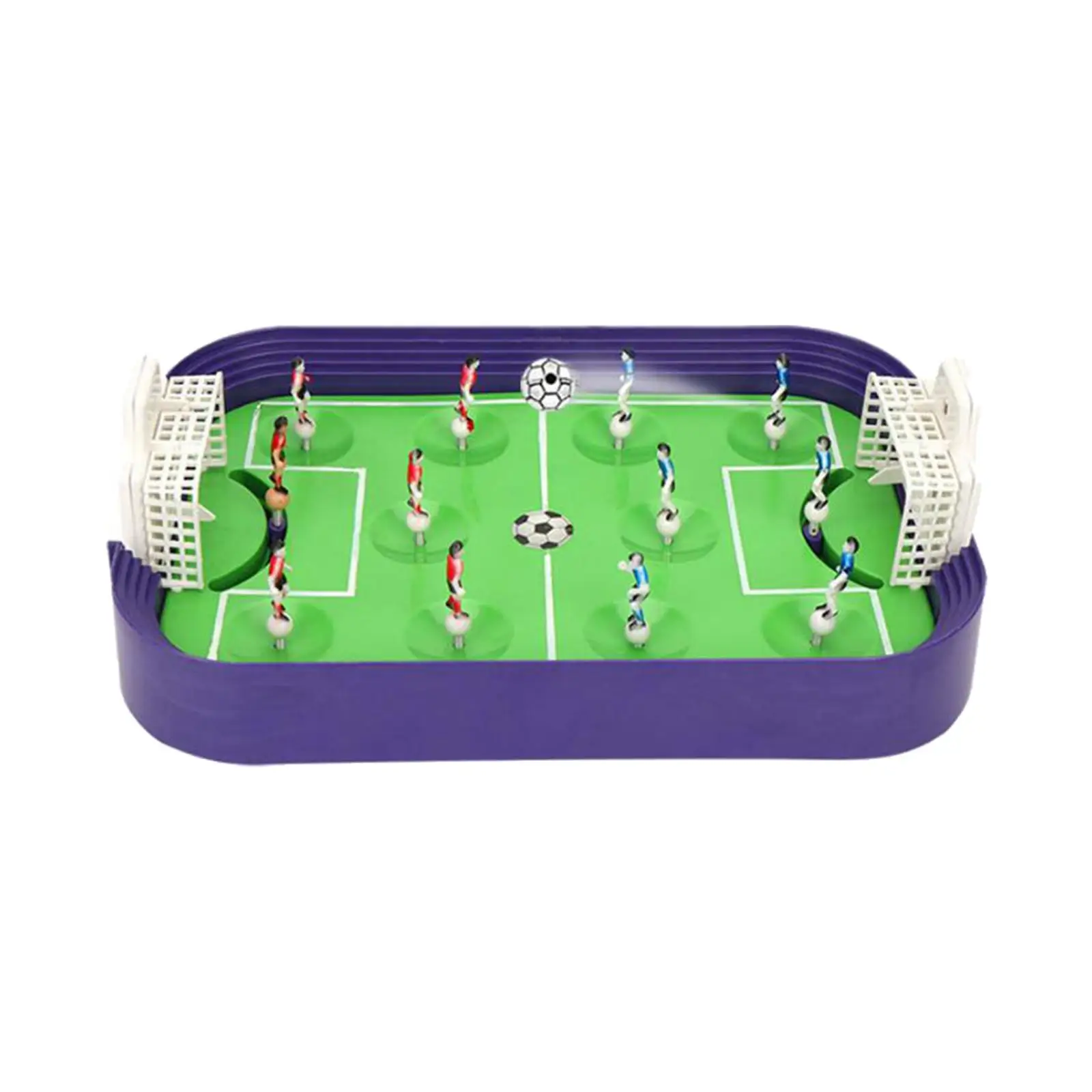 Portable Table Football Game Indoor Sport Toy Table Board Interactive Toy Mini Tabletop Football for Kids Boy Girls Teens
