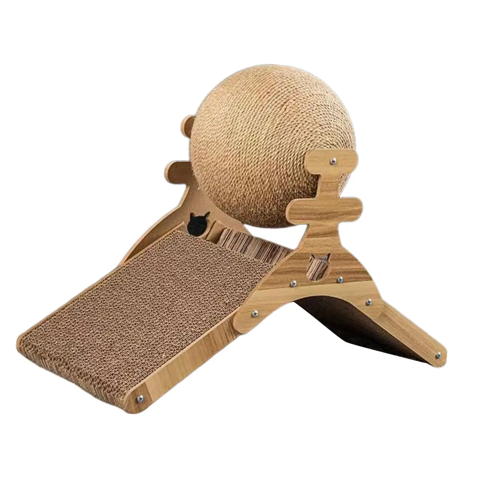 Cat Scratcher Toy Playing Grind Claw Furniture Protection for Small Medium Large Cats Sisal Cat Scratching Ball Scratching Pad