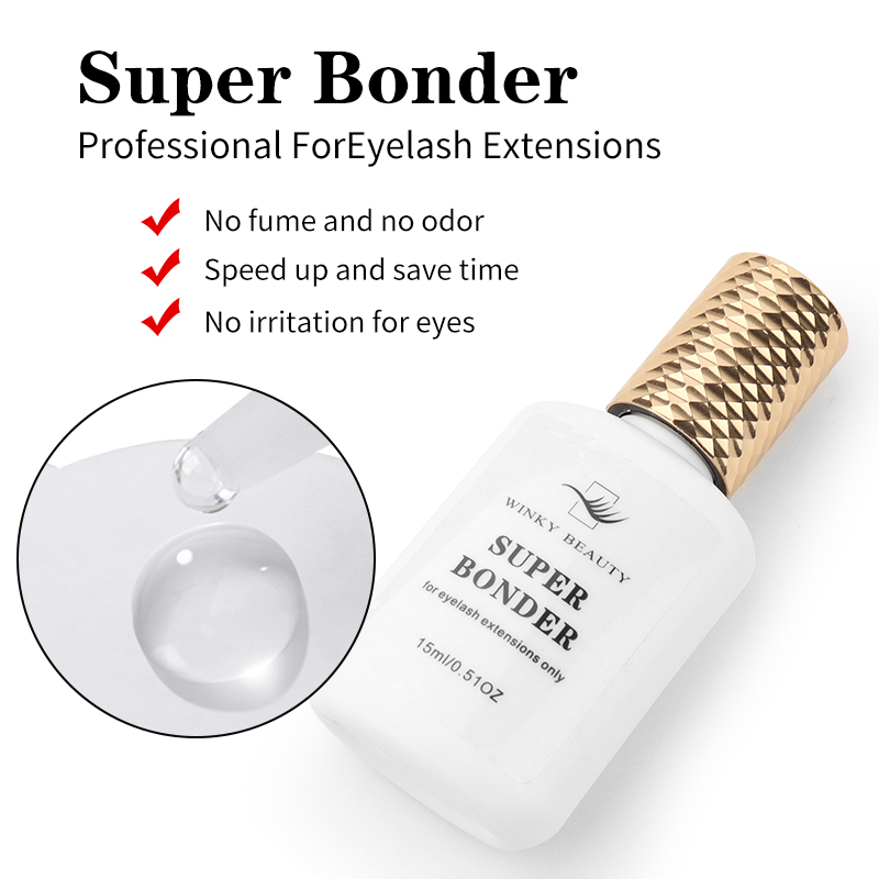 Best of Winky Beauty 15ml Lashes Super Bonder Fixing Agent For Eyelash Extensions Lash Primer For Glue Adhesive Help Quick Desiccant Reviews & Tips