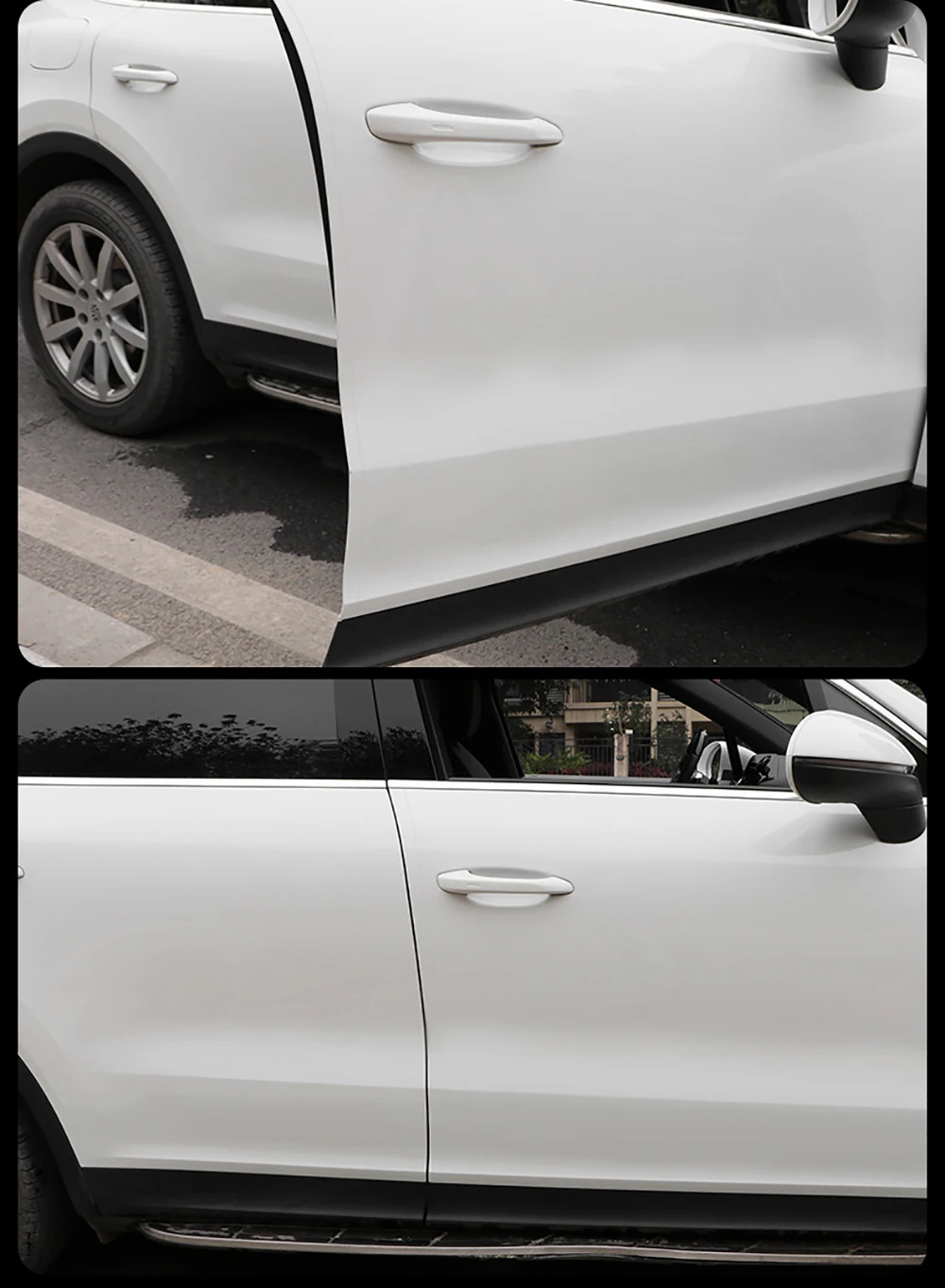 Auto Transparente Aufkleber Tür Rand Schutz Film Anti Scratch Universal Auto Tür Sill Aufkleber Film Auto Stoßstange Schwelle Schutz – Detail 6