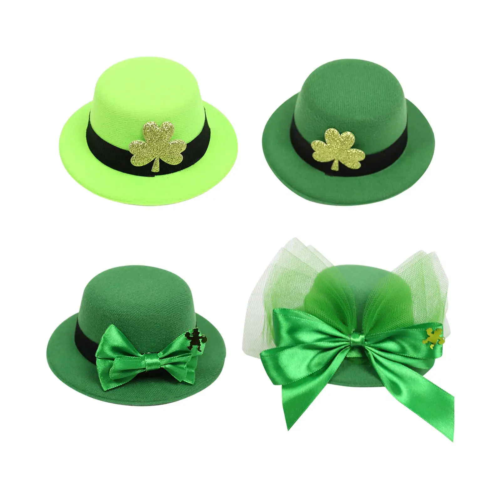 Hat Shaped Hair Clip St 's Day Irish Barrettes Teens Headwear for Cat Festival Costume Birthday Hair Accessories